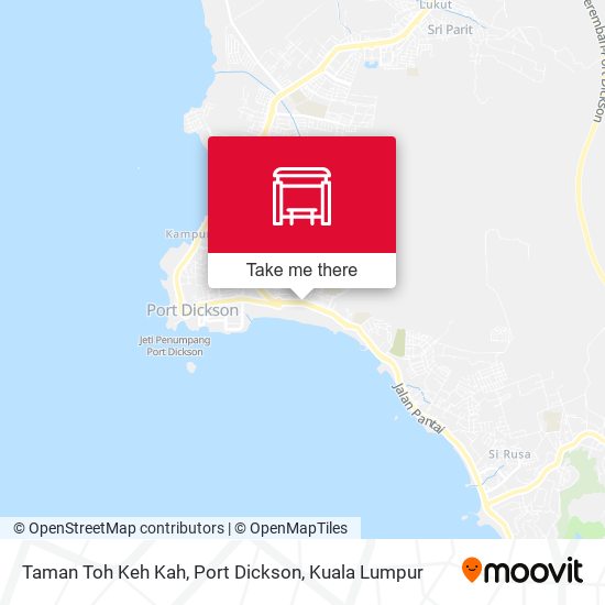 Peta Taman Toh Keh Kah, Port Dickson