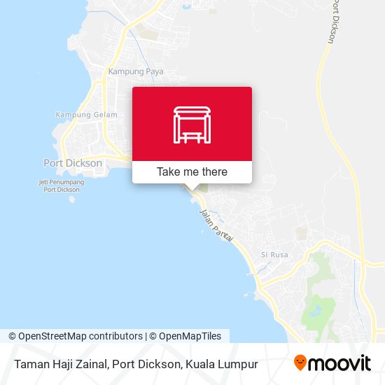Peta Taman Haji Zainal, Port Dickson