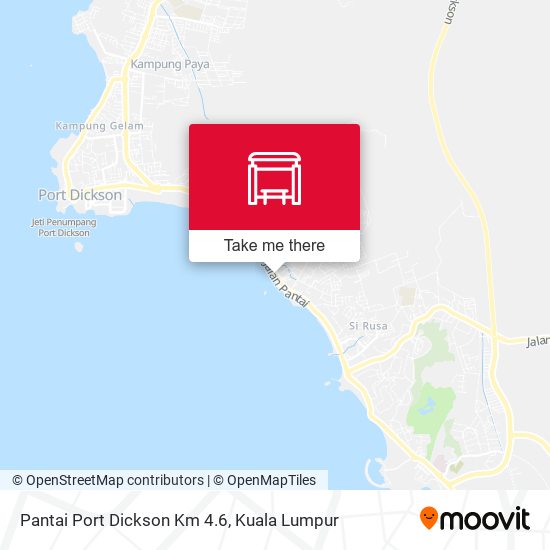 Pantai Port Dickson Km 4.6 map