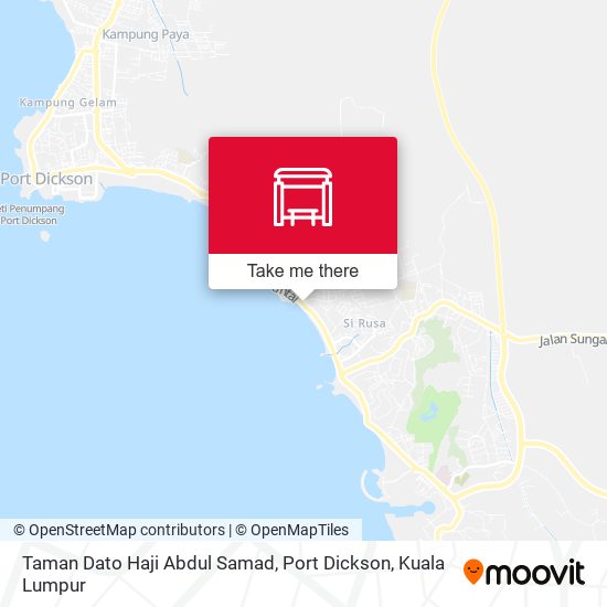 Taman Dato Haji Abdul Samad, Port Dickson map