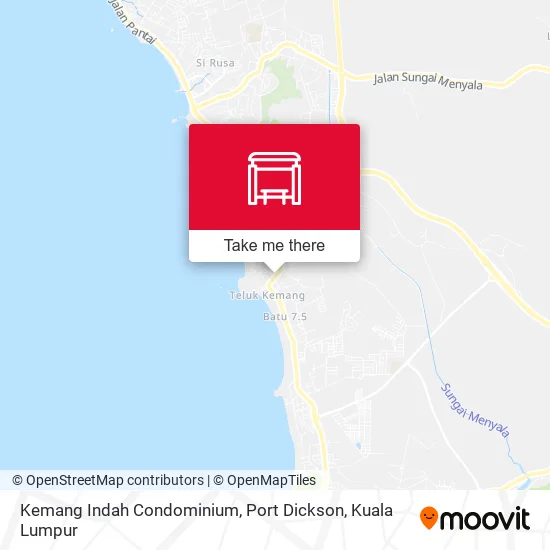Kemang Indah Condominium, Port Dickson map