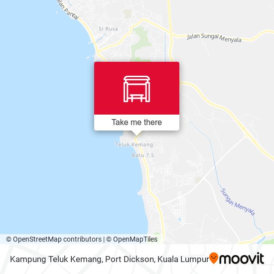 Peta Kampung Teluk Kemang, Port Dickson