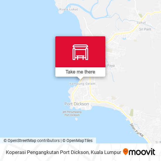 Peta Koperasi Pengangkutan Port Dickson