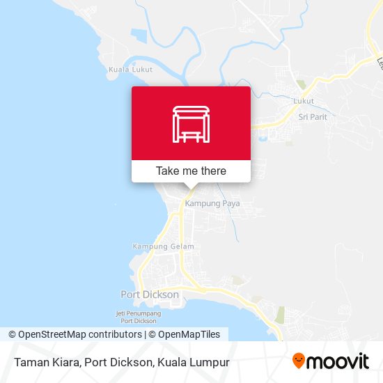 Peta Taman Kiara, Port Dickson