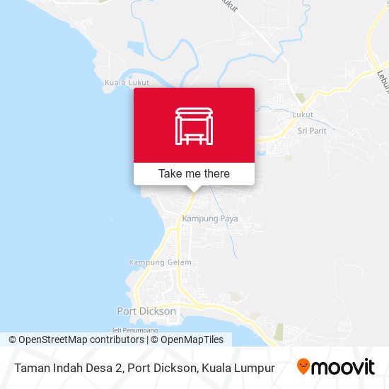 Peta Taman Indah Desa 2, Port Dickson