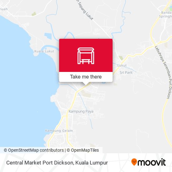 Central Market Port Dickson map