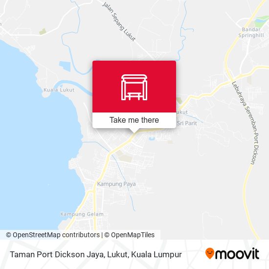 Peta Taman Port Dickson Jaya, Lukut