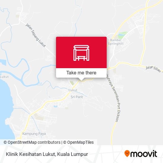 Peta Klinik Kesihatan Lukut