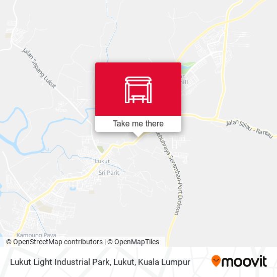 Lukut Light Industrial Park, Lukut map