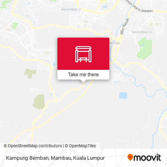 Peta Kampung Bemban, Mambau