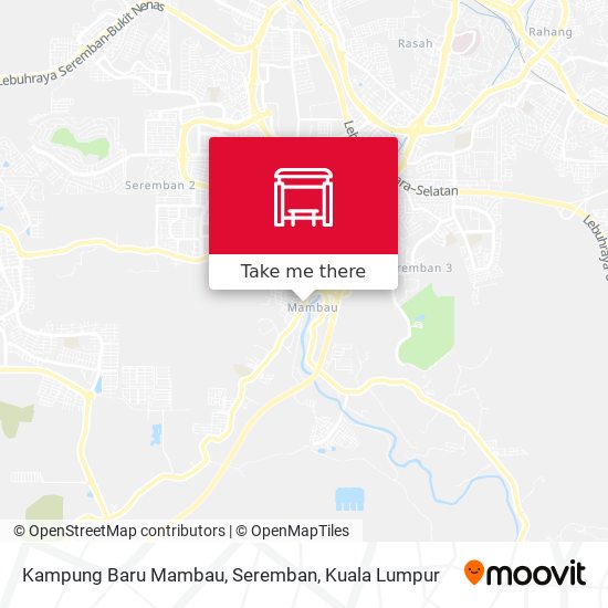 Kampung Baru Mambau, Seremban map