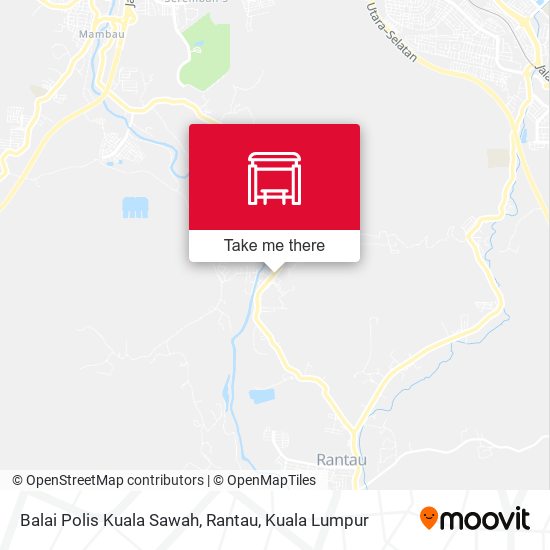 Peta Balai Polis Kuala Sawah, Rantau