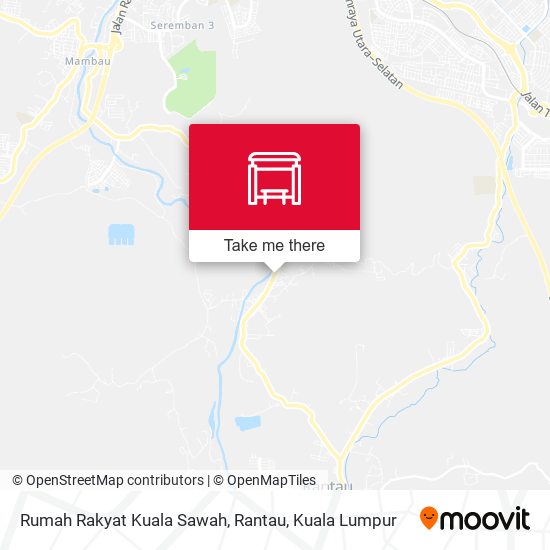 Peta Rumah Rakyat Kuala Sawah, Rantau