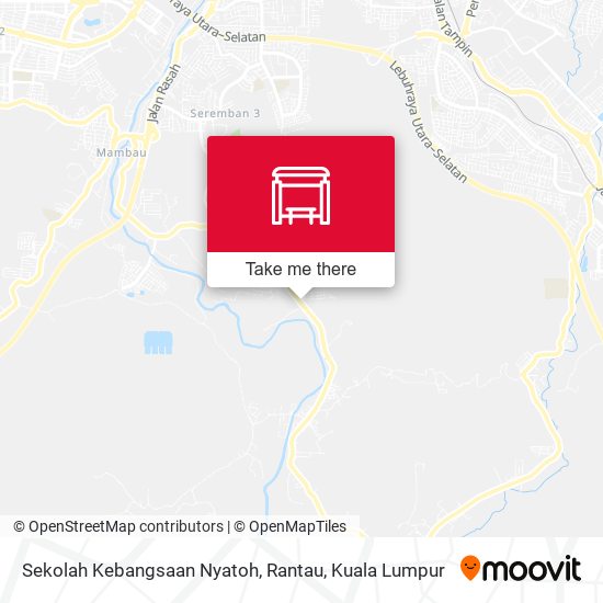 Peta Sekolah Kebangsaan Nyatoh, Rantau