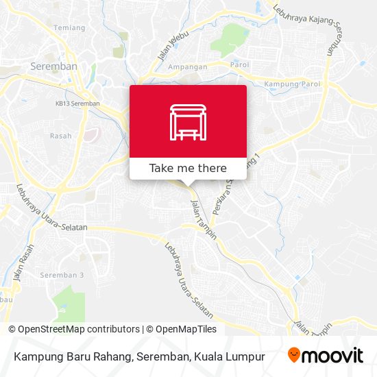 Kampung Baru Rahang, Seremban map