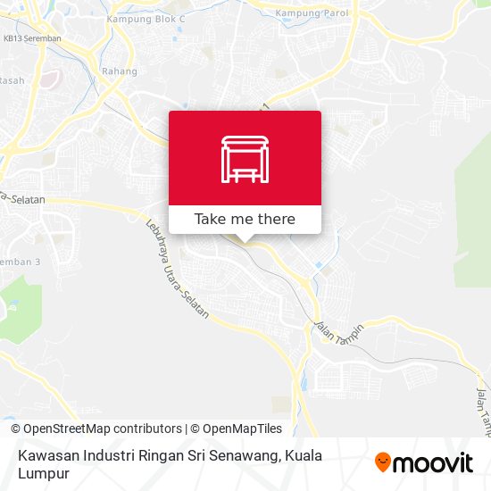 Kawasan Industri Ringan Sri Senawang map