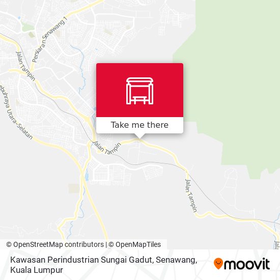 Peta Kawasan Perindustrian Sungai Gadut, Senawang