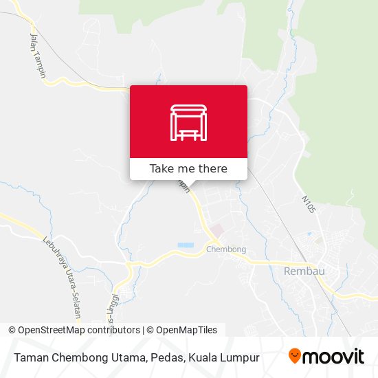 Peta Taman Chembong Utama, Pedas