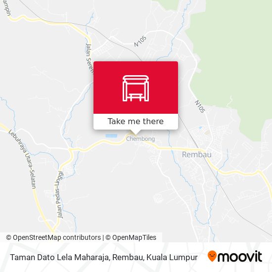 Peta Taman Dato Lela Maharaja, Rembau