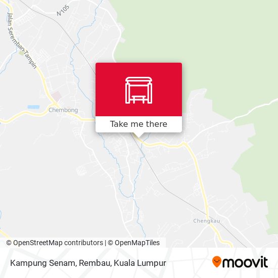 Peta Kampung Senam, Rembau