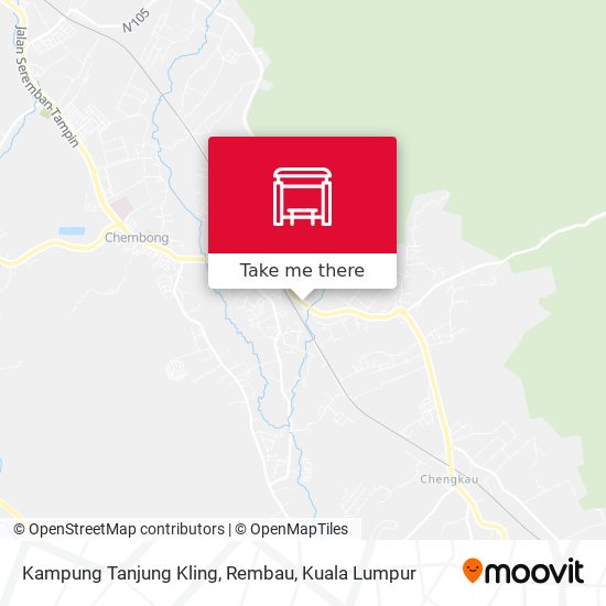 Kampung Tanjung Kling, Rembau map