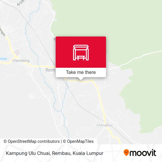 Kampung Ulu Chuai, Rembau map