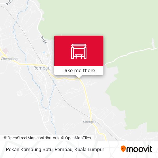 Peta Pekan Kampung Batu, Rembau