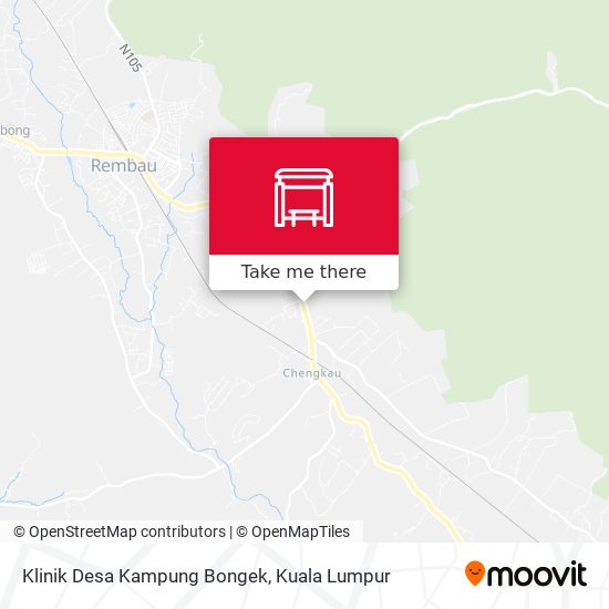 Peta Klinik Desa Kampung Bongek