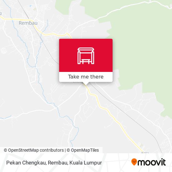 Peta Pekan Chengkau, Rembau
