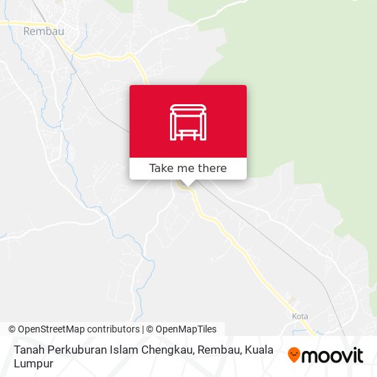 Peta Tanah Perkuburan Islam Chengkau, Rembau
