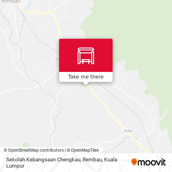 Peta Sekolah Kebangsaan Chengkau, Rembau