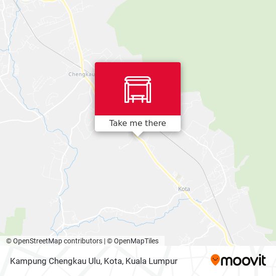 Peta Kampung Chengkau Ulu, Kota