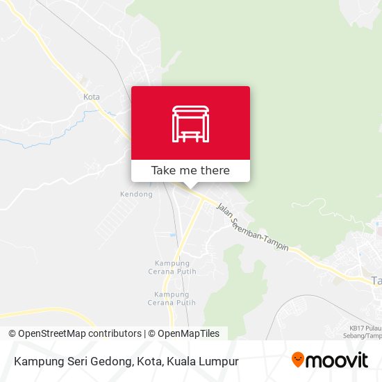 Kampung Seri Gedong, Kota map