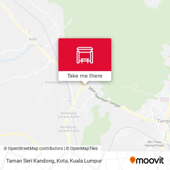 Peta Taman Seri Kandong, Kota