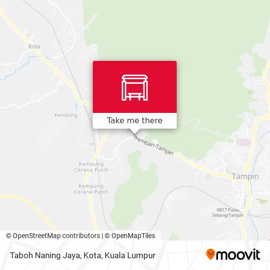 Peta Taboh Naning Jaya, Kota