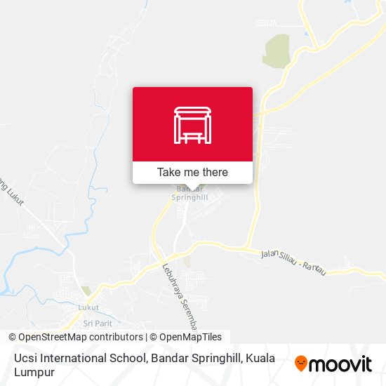 Peta Ucsi International School, Bandar Springhill