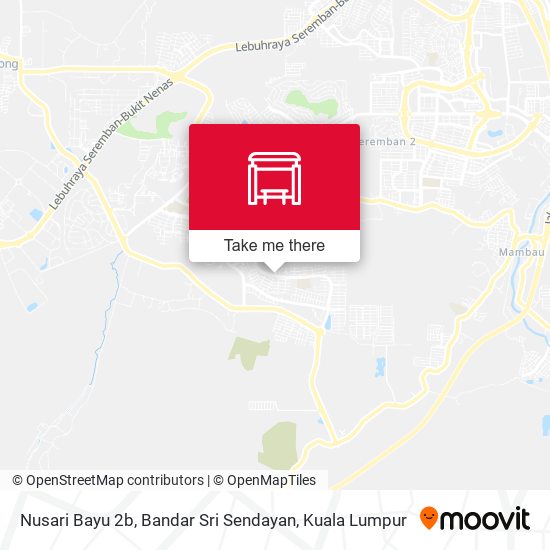 Peta Nusari Bayu 2b, Bandar Sri Sendayan