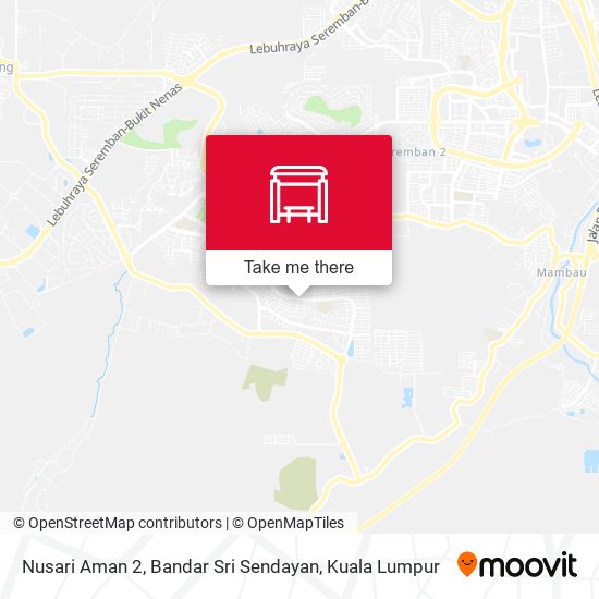 Peta Nusari Aman 2, Bandar Sri Sendayan
