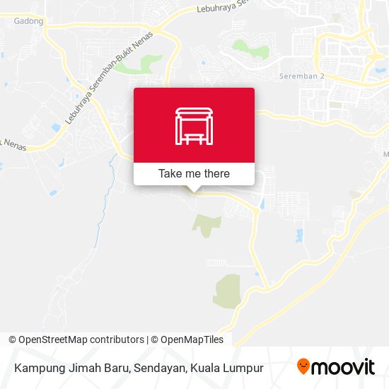 Peta Kampung Jimah Baru, Sendayan