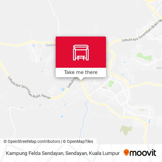 Kampung Felda Sendayan, Sendayan map