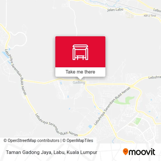 Taman Gadong Jaya, Labu map