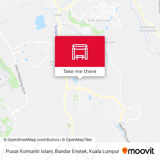 Peta Pusat Komuniti Islam, Bandar Enstek