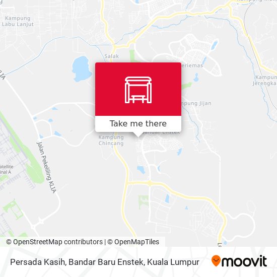 Persada Kasih, Bandar Baru Enstek map