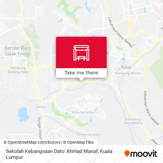 Peta Sekolah Kebangsaan Dato' Ahmad Manaf