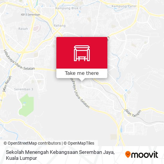 Peta Sekolah Menengah Kebangsaan Seremban Jaya