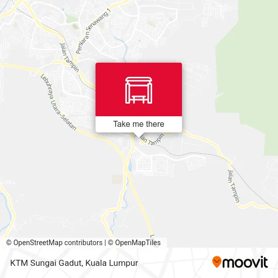 KTM Sungai Gadut map