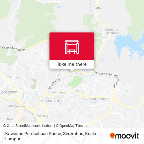 Peta Kawasan Perusahaan Pantai, Seremban