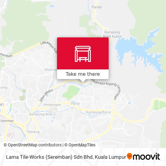 Peta Lama Tile-Works (Seremban) Sdn Bhd