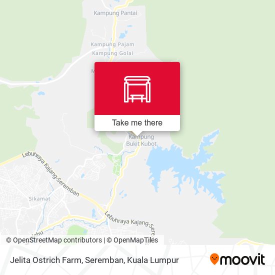 Peta Jelita Ostrich Farm, Seremban