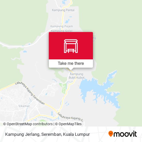 Kampung Jerlang, Seremban map
